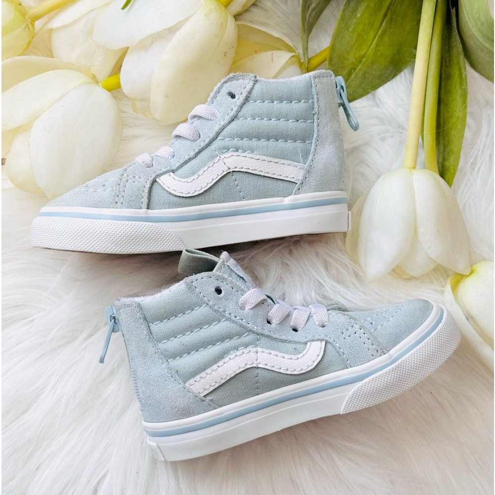 Toddler Vans Rainbow Sk8-Hi Zip Sneakers - Picture 4 of 6